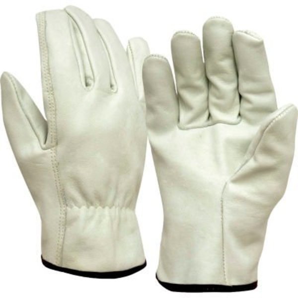 Pyramex Grain Cowhide Driver Gloves with Staight Thumb, Size Medium - Pkg Qty 12 GL2004M